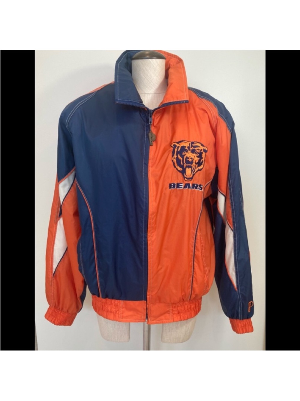 Chicago Bears Orange & Navy Men’s Windbreaker Jacket